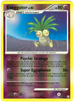 Exeggutor - 54/146 - Uncommon - Reverse Holo